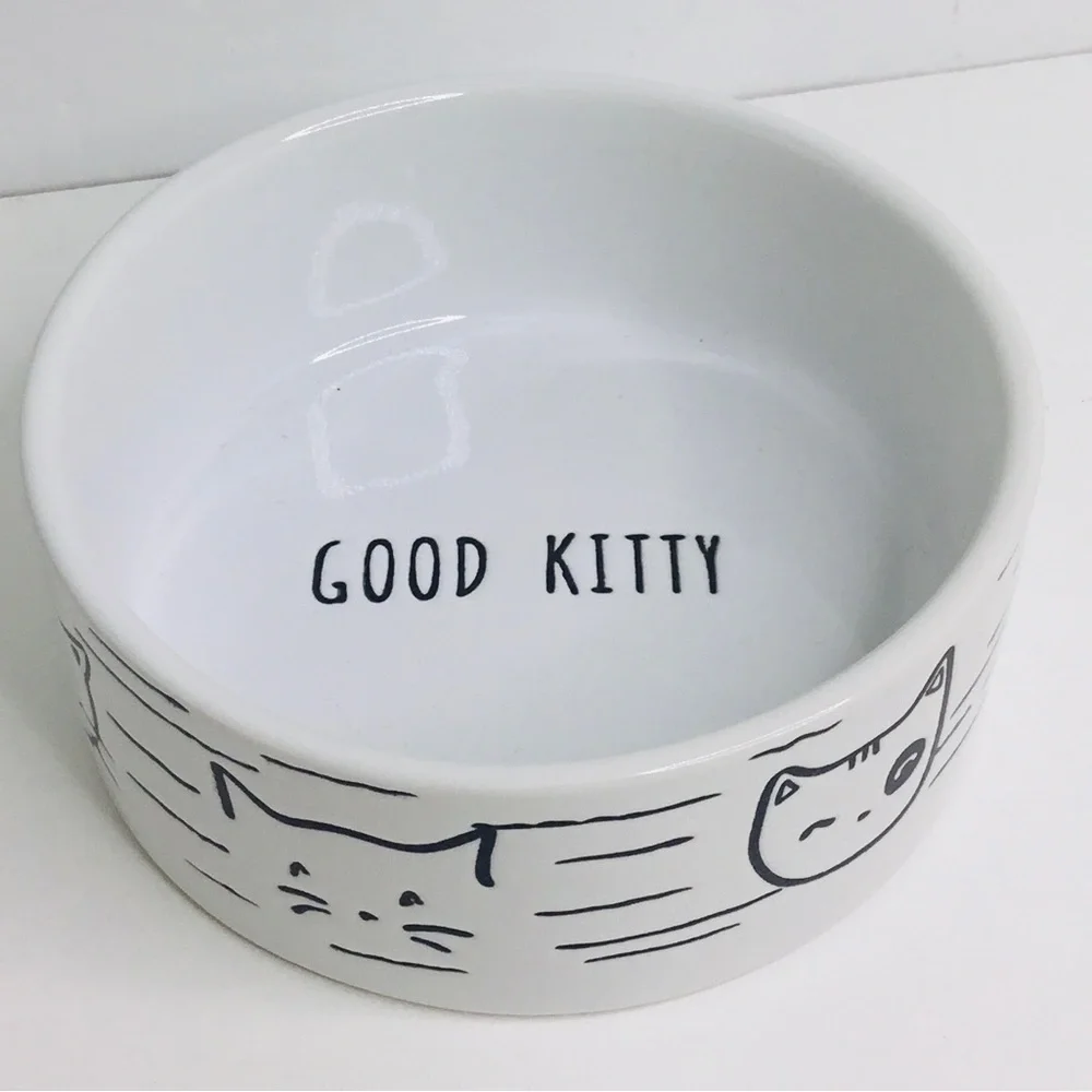 GOOD KITTY Signature Kitty Bowl Ceramic 4 1/2” New